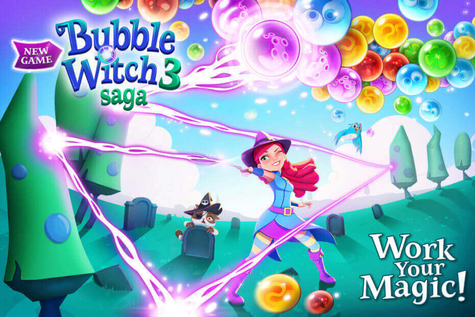 Bubble Witch 3 lingots d'or vie gratuit illimité